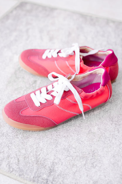 Blowfish Retro Canvas Lace Up Sneaker with Contrast Stitching