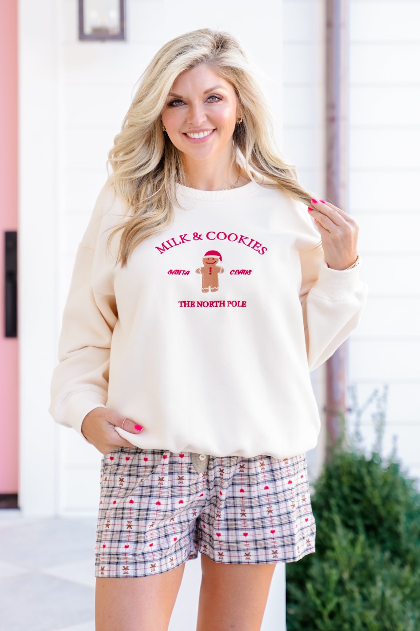 Long Sleeve "Milk And Cookies" Sweatshirt