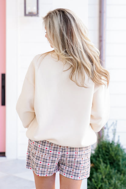 Long Sleeve "Milk And Cookies" Sweatshirt