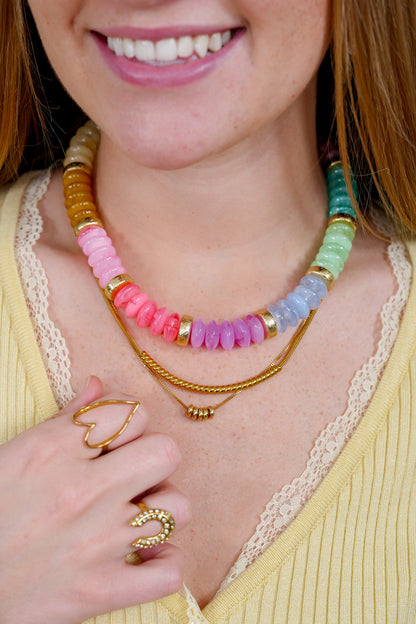 Gemelli Calloway Rainbow Necklace