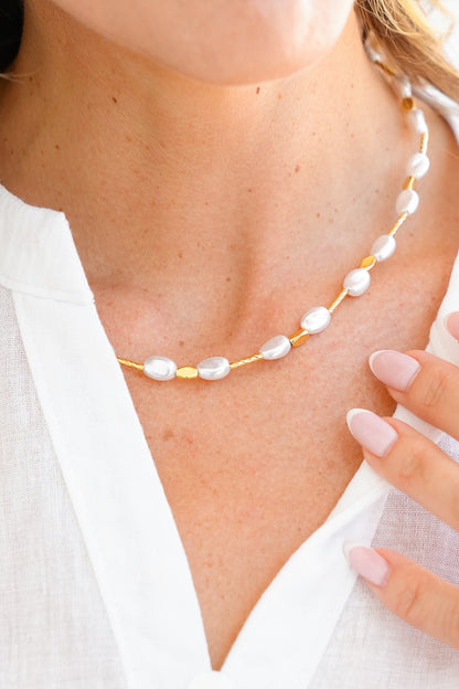 Treasure Jewels Sunlit Pearls Necklace