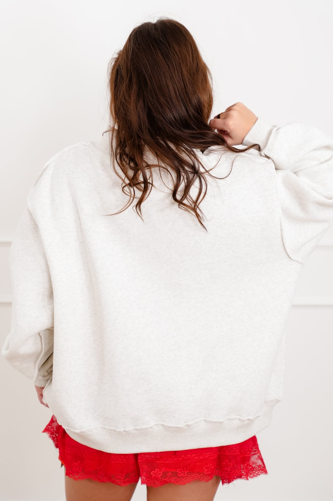 Long Sleeve Reversible "Spicy Marg/Hungover" Graphic Sweatshirt