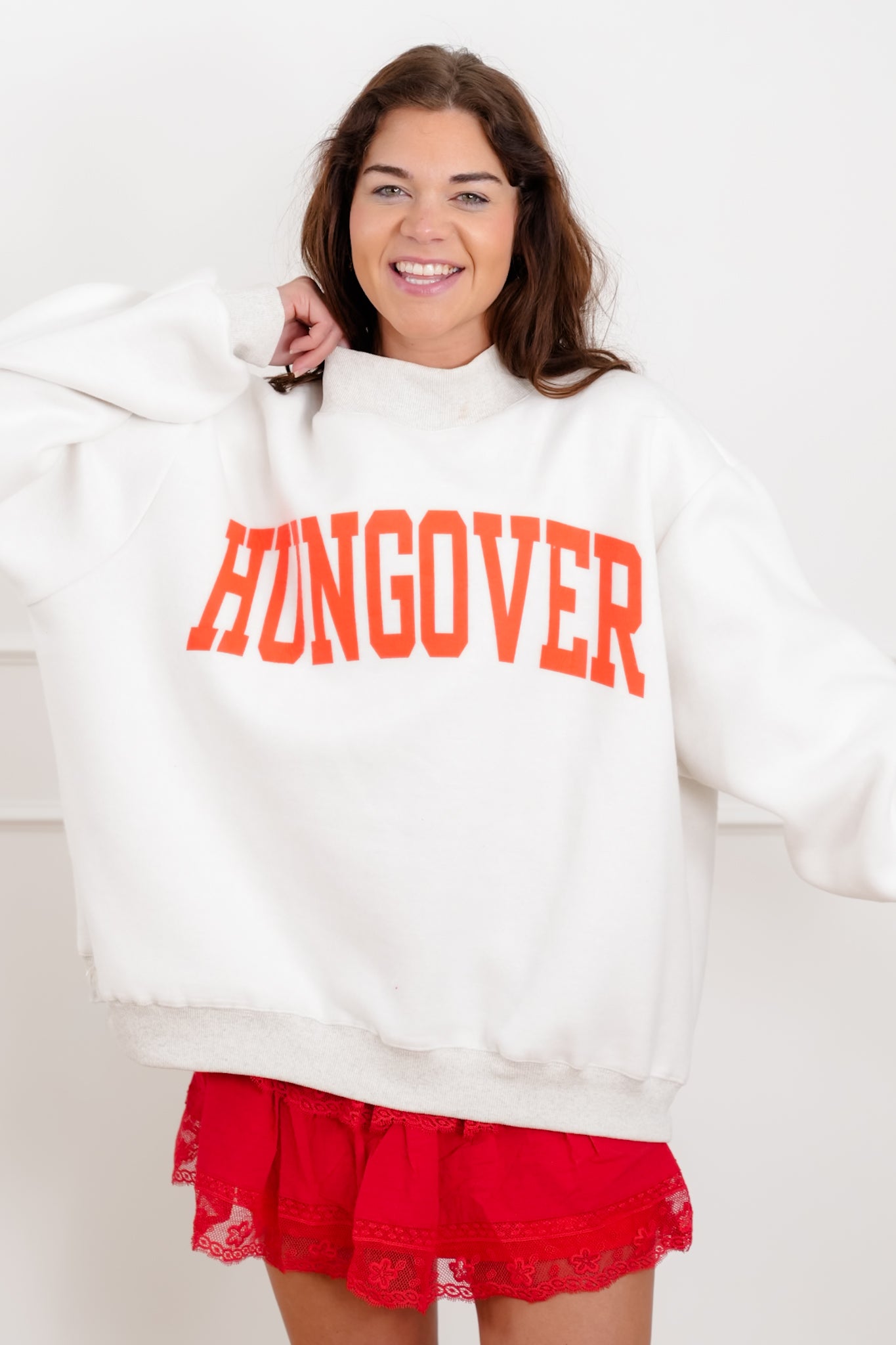 Long Sleeve Reversible "Spicy Marg/Hungover" Graphic Sweatshirt