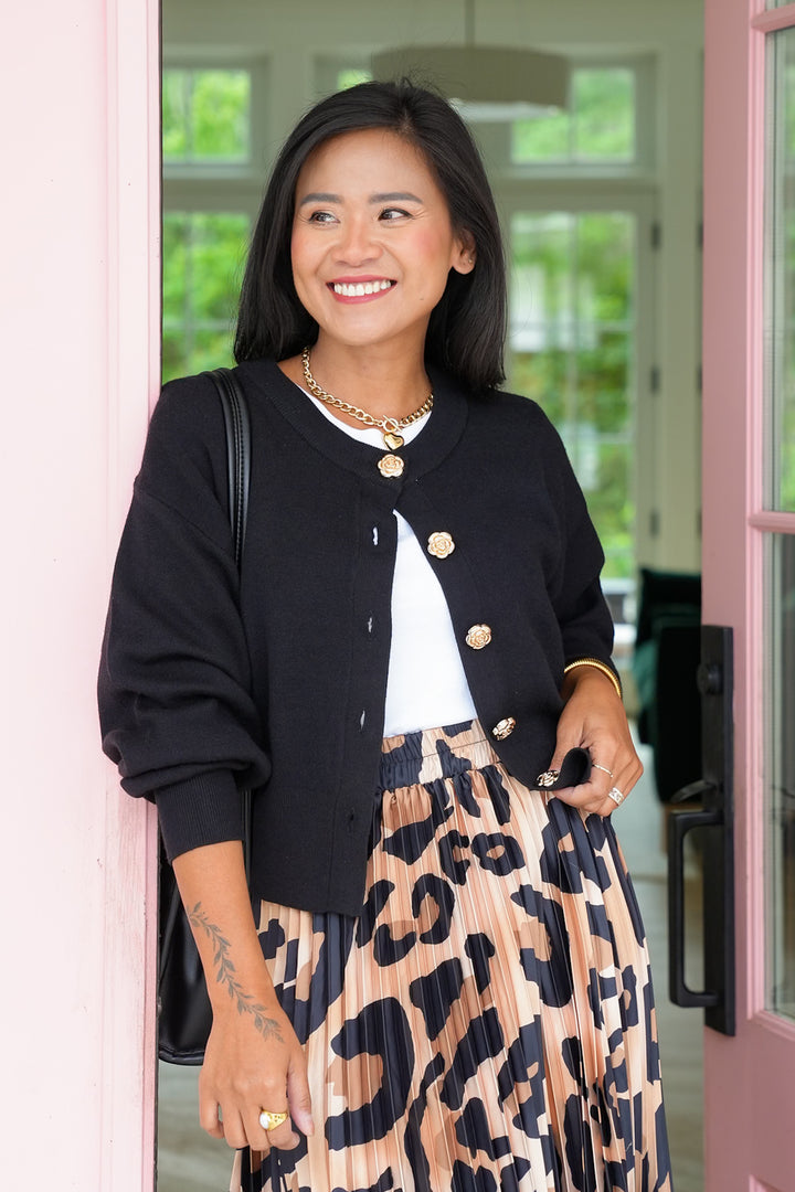 Long Sleeve Button Down Cardigan