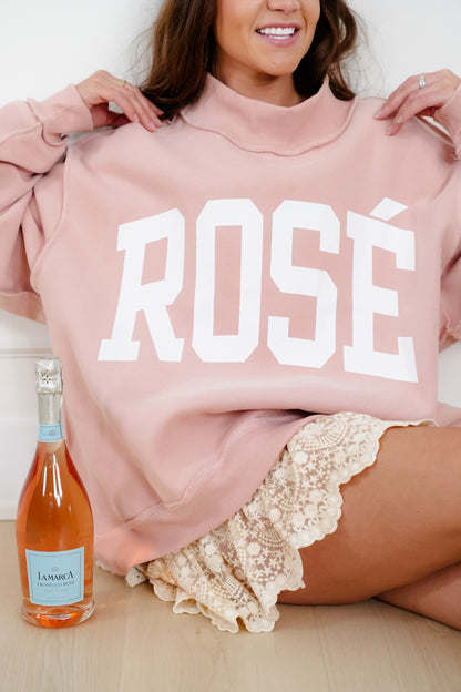 Long Sleeve Reversible "Rose'/Hungover" Graphic Sweatshirt