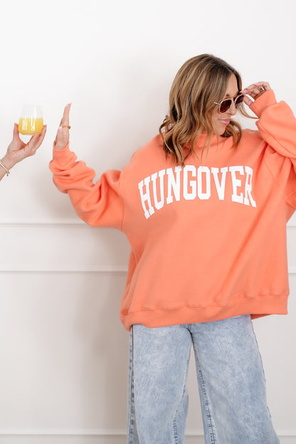 Long Sleeve Reversible "Mimosas/Hungover" Graphic Sweatshirt
