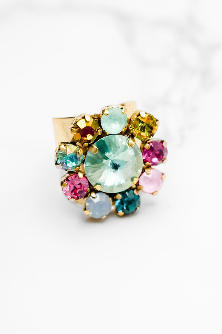 TOVA Twiggy Ring in Watermelon Pastel