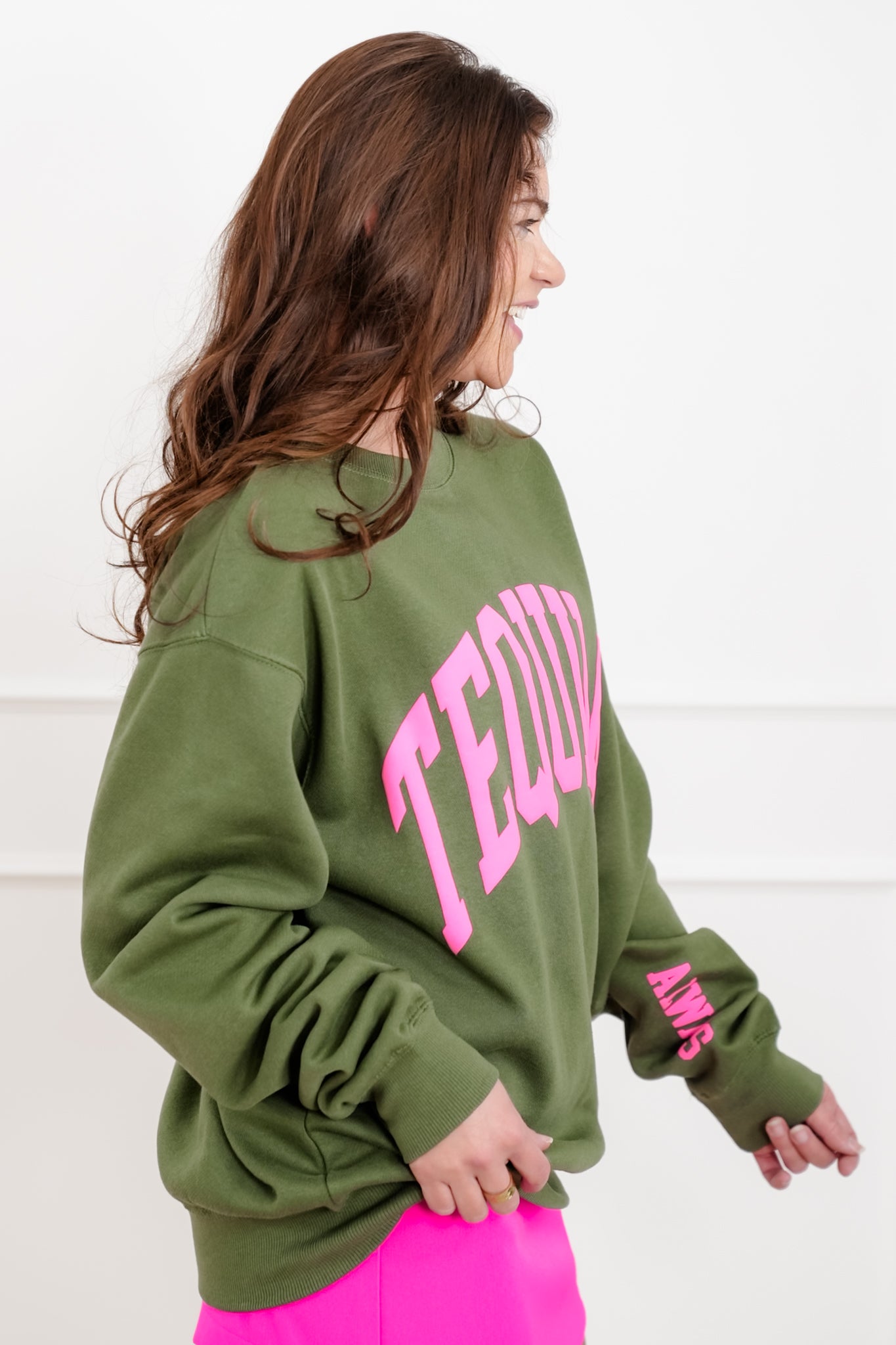 Long Sleeve "Tequila Always" Graphic Sweatshirt