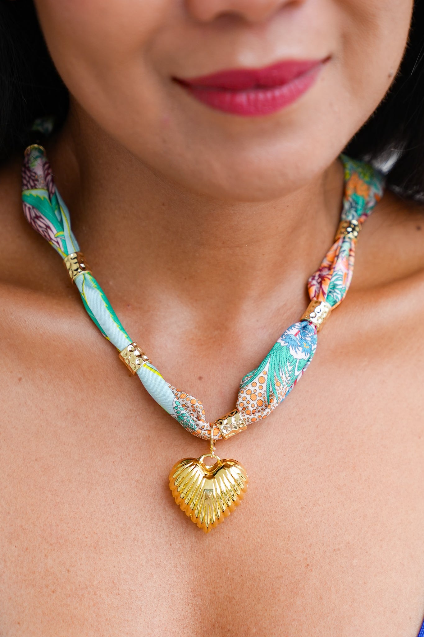 Gemelli Tahiti Scarf Necklace