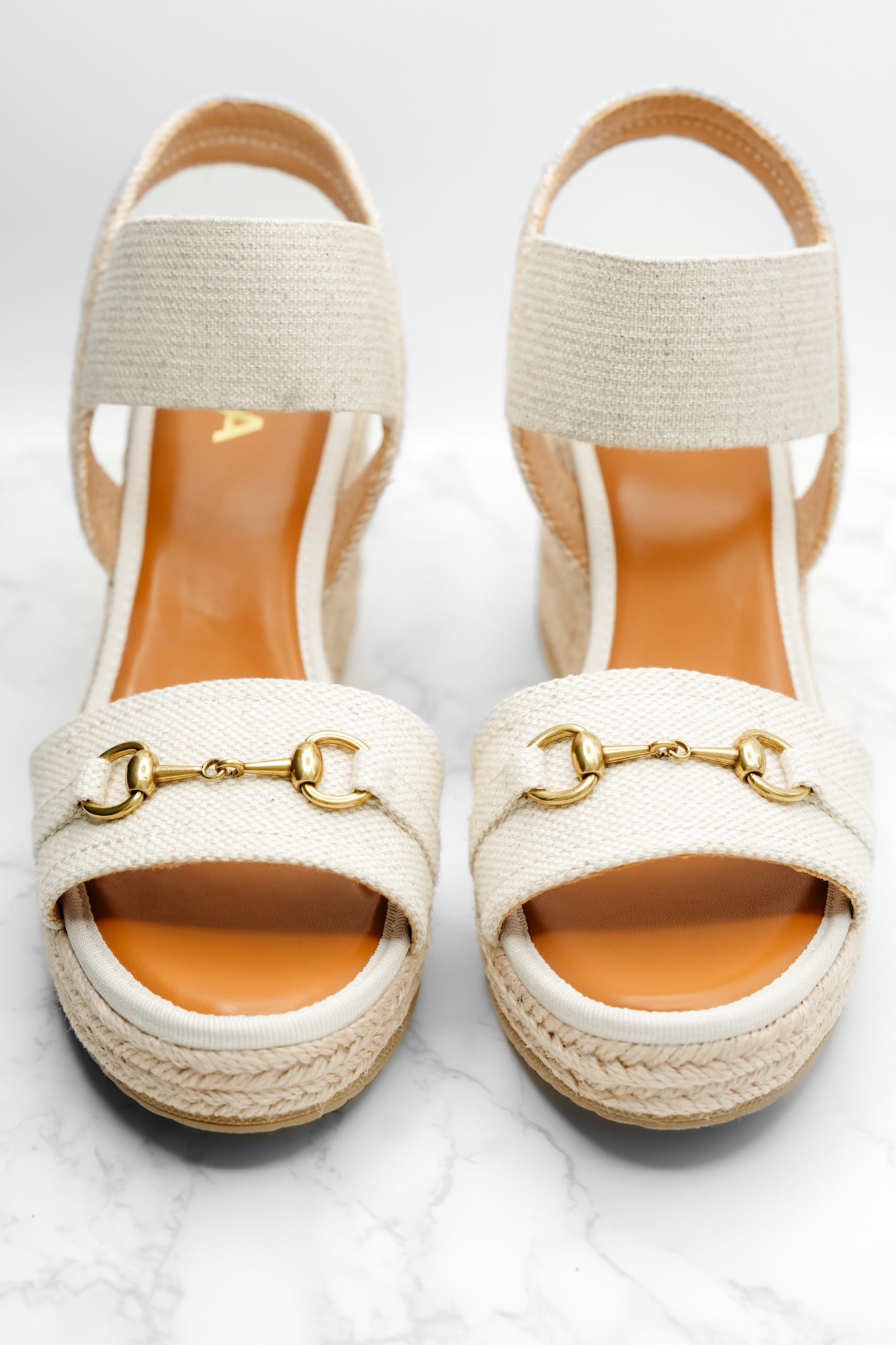MIA Textured Fabric Espadrille Platform Wedge Sandal