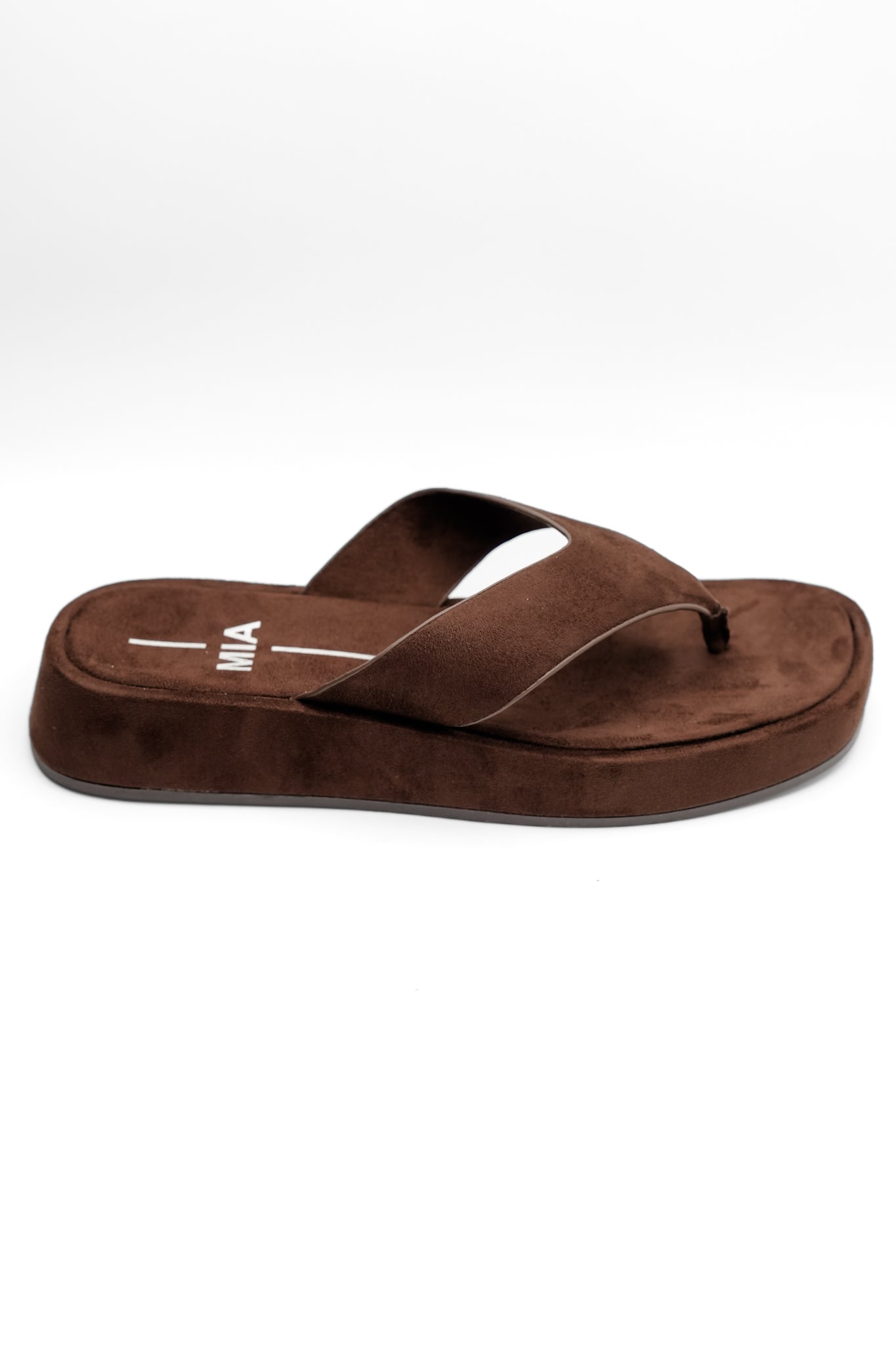 MIA Vegan Leather Thong Platform Slide