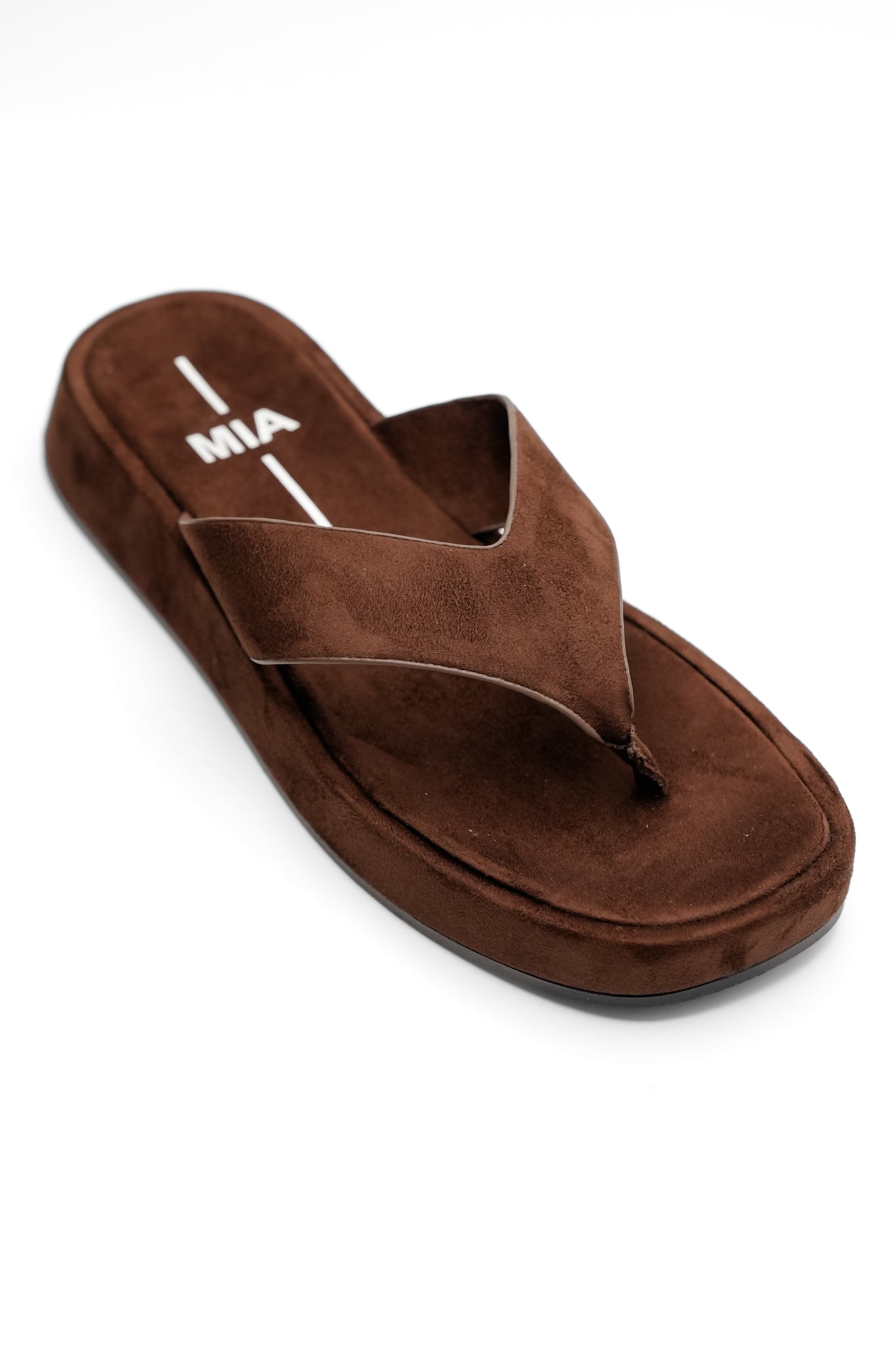 MIA Vegan Leather Thong Platform Slide