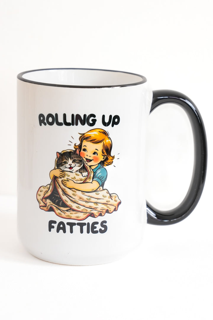 Rolling Up Fatties 15oz Ceramic Coffee Mug