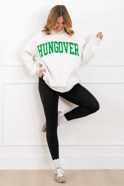 Long Sleeve Reversible "Chardonnay/Hungover" Graphic Sweatshirt