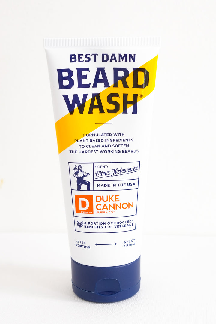 Restock! Duke Cannon Best Damn Beard Wash