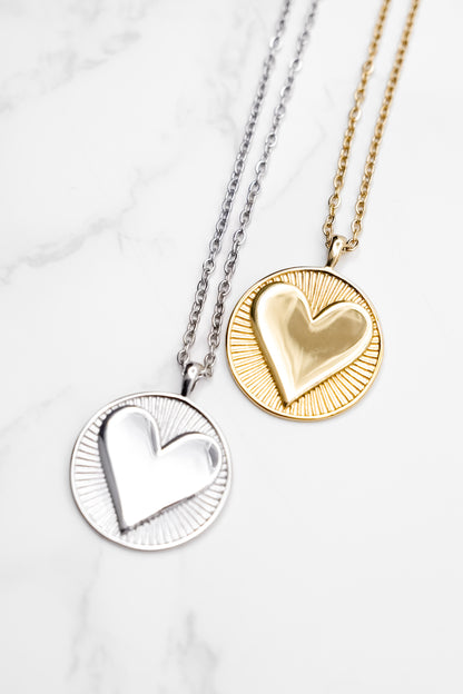 Raising Surfers The Golden Heart Necklace