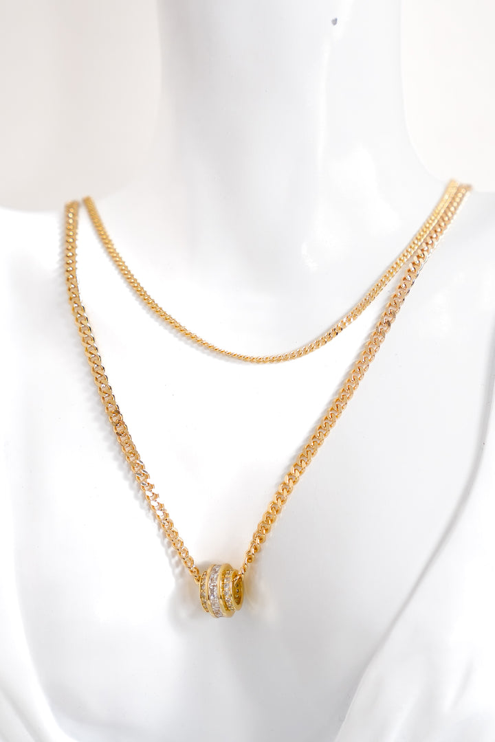 Treasure Jewels Layered Crystal Bead Necklace