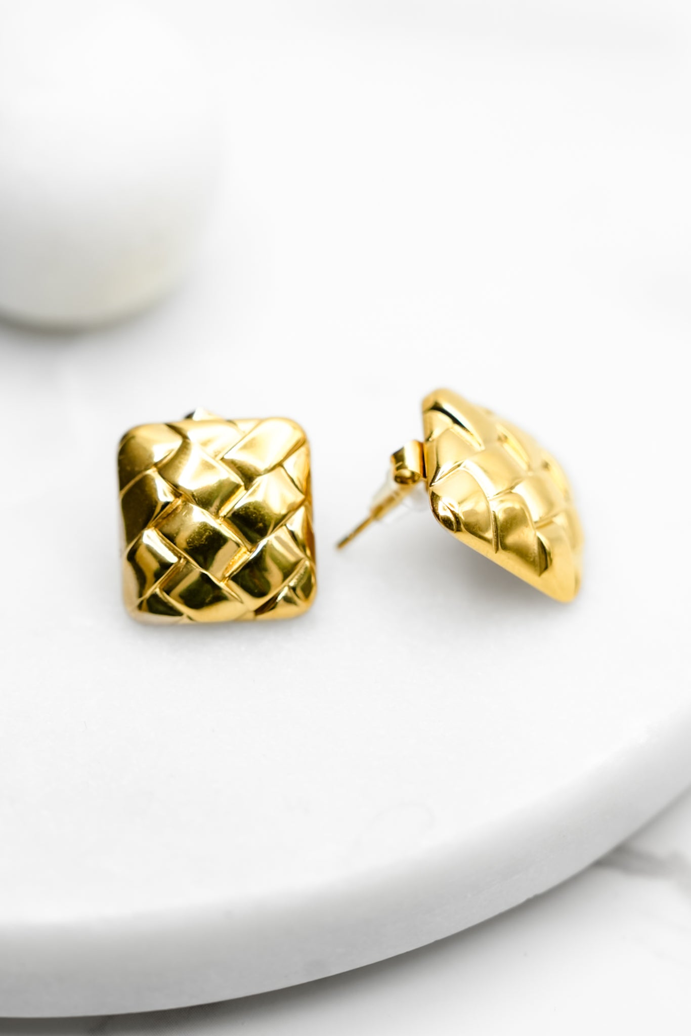 Treasure Jewels Woven Crush Stud