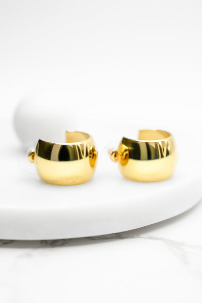 Treasure Jewels Luxe Dome Hoops