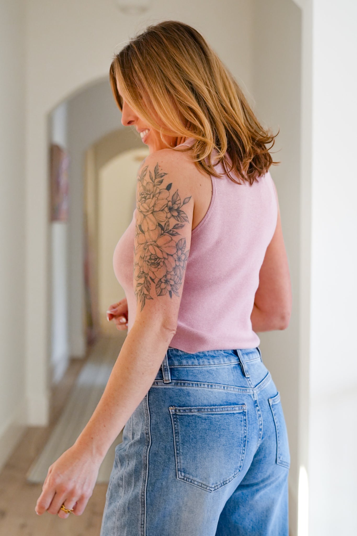 Plus/Reg Solid Button Down Sweater Vest