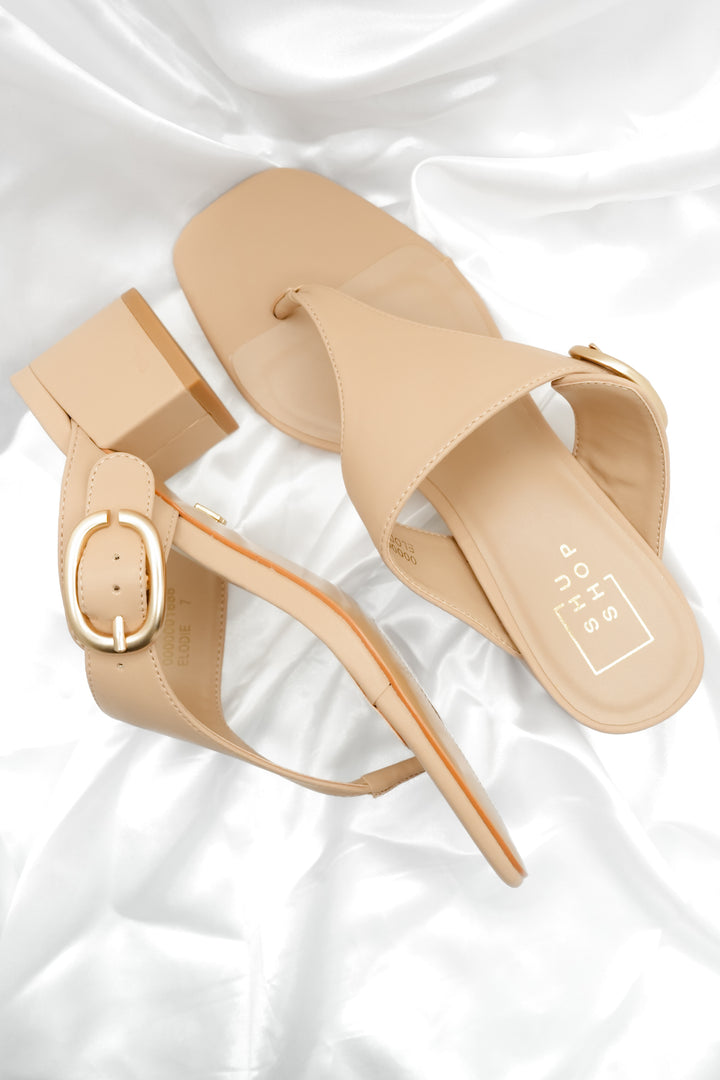 Shu Shop Modern Heel Sandal - Freckled Poppy