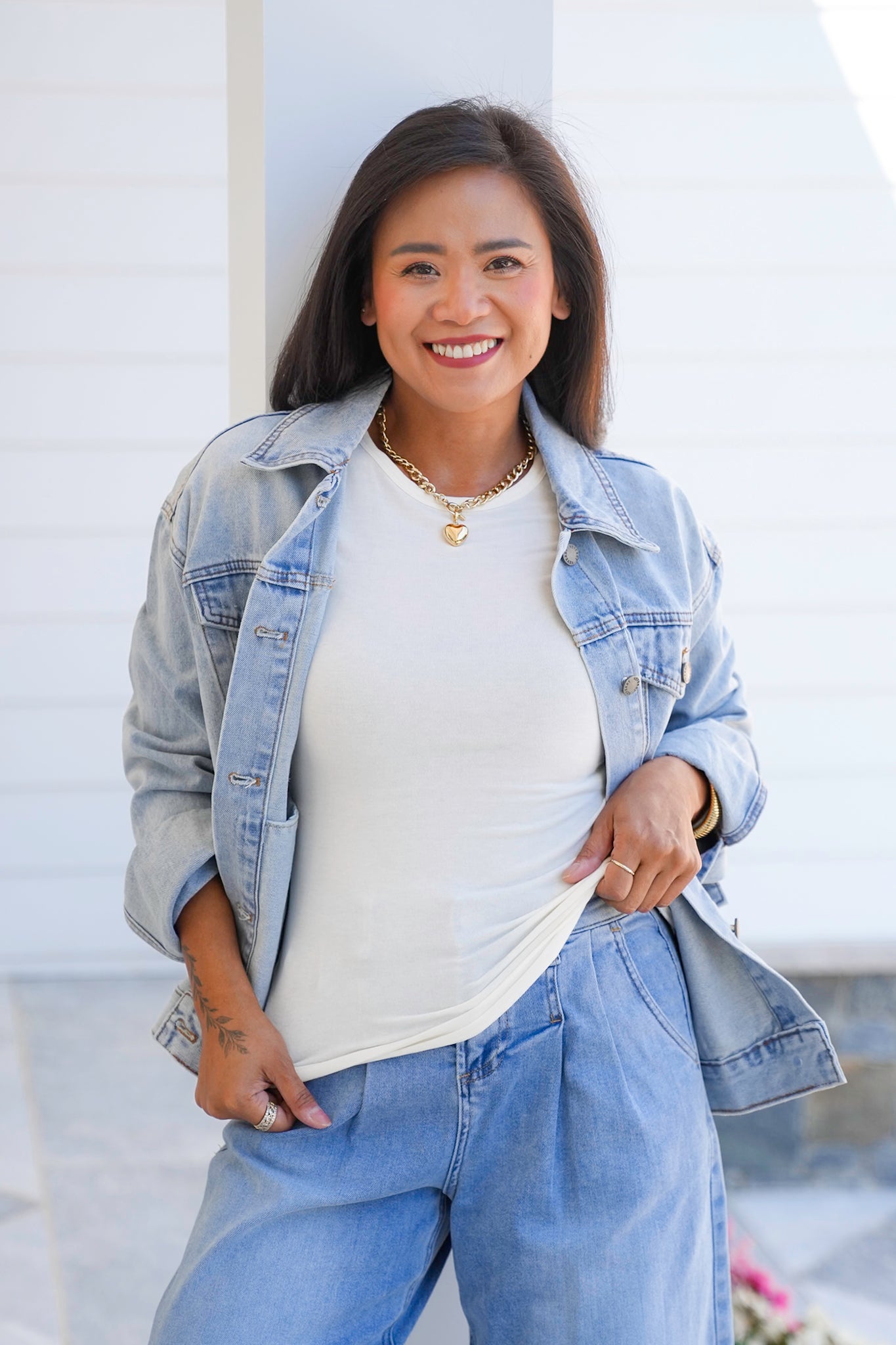 Door Buster! Basic Long Sleeve Crew Neck Top