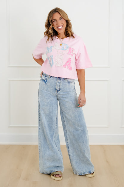Short Sleeve "Made In USA" Top