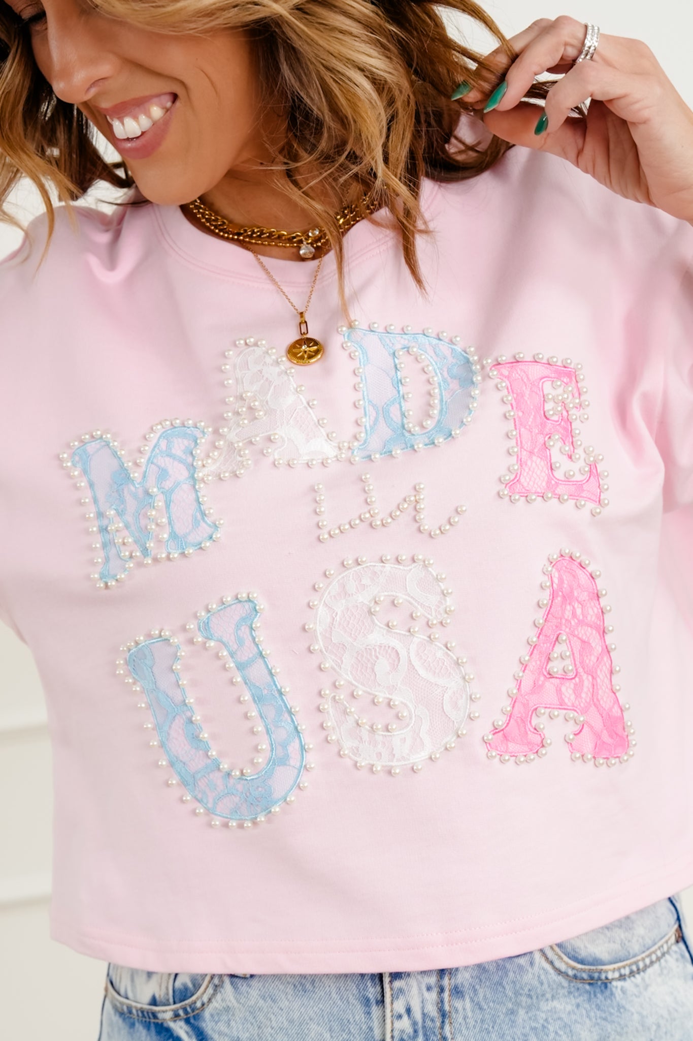 Short Sleeve "Made In USA" Top