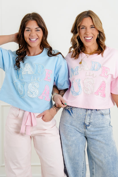 Short Sleeve "Made In USA" Top
