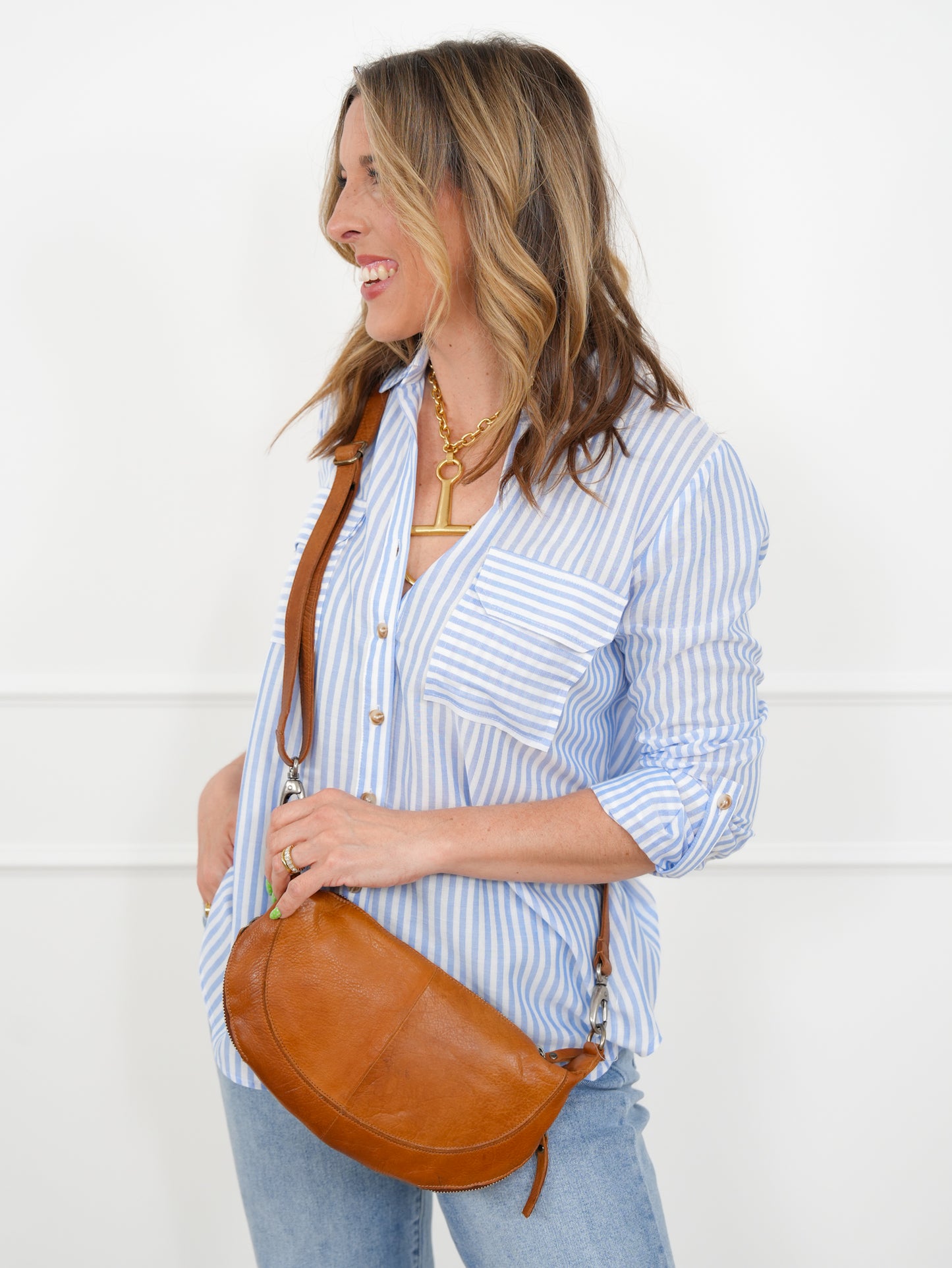 Latico Crosby Leather Sling Bag