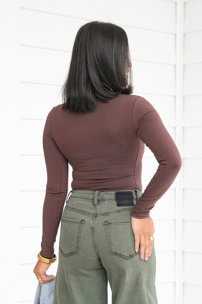 Solid Long Sleeve Top