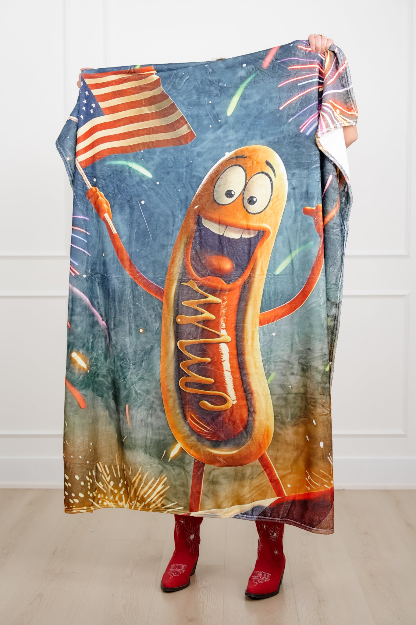 Stars, Stripes & Snuggles Cozy Blankets