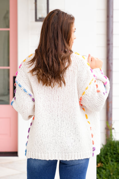 Chunky Knit Long Sleeve Open Front Cardigan