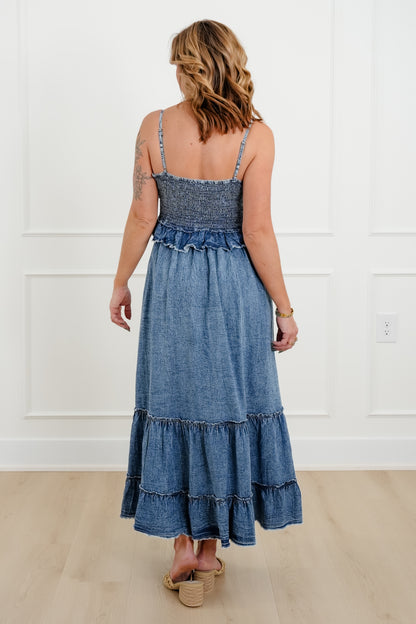 POL Sequin Embroidered Sleeveless V Neck Long Dress