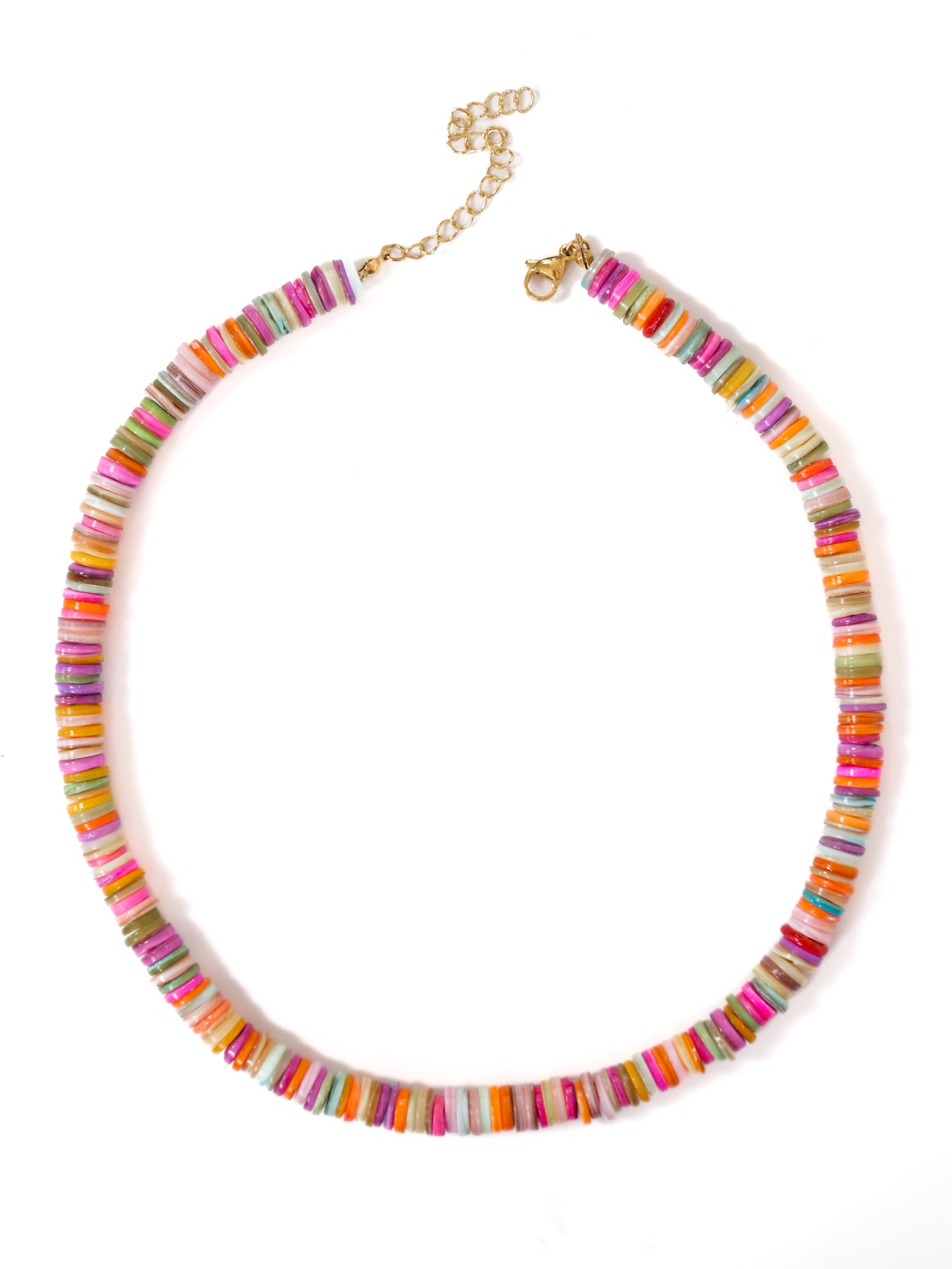 Treasure Jewels Color Me Cute Multicolor Gemstone Necklace