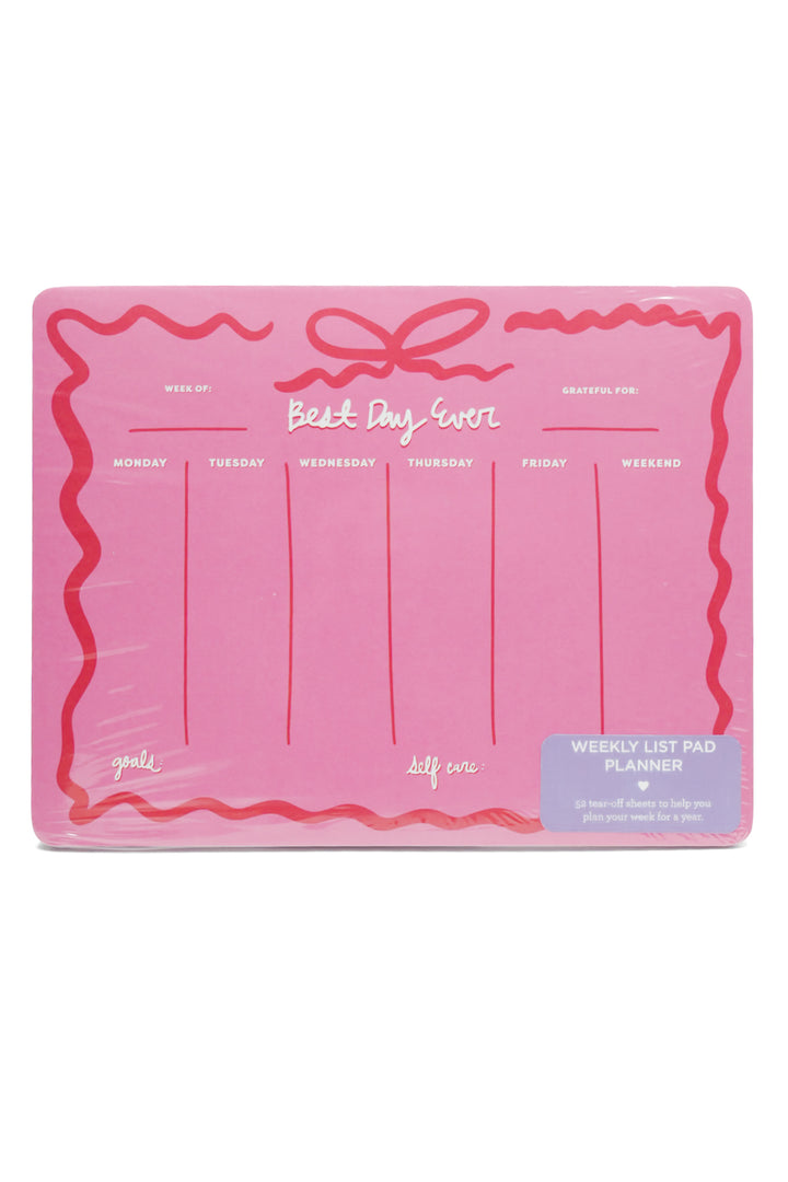 Bow Weekly Planner