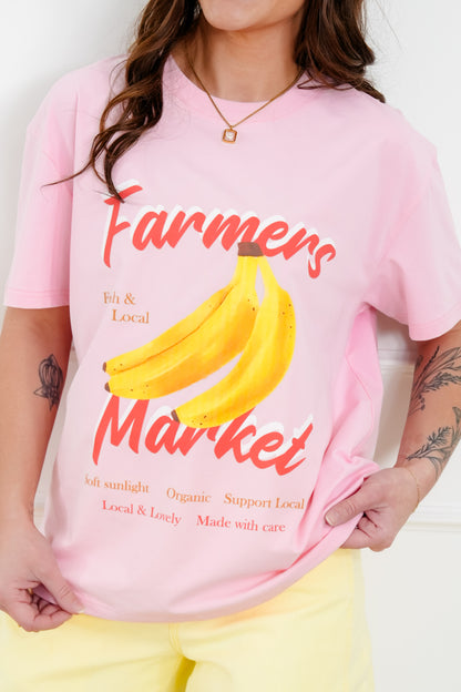 Short Sleeve "Farmers Market" Graphic Tee