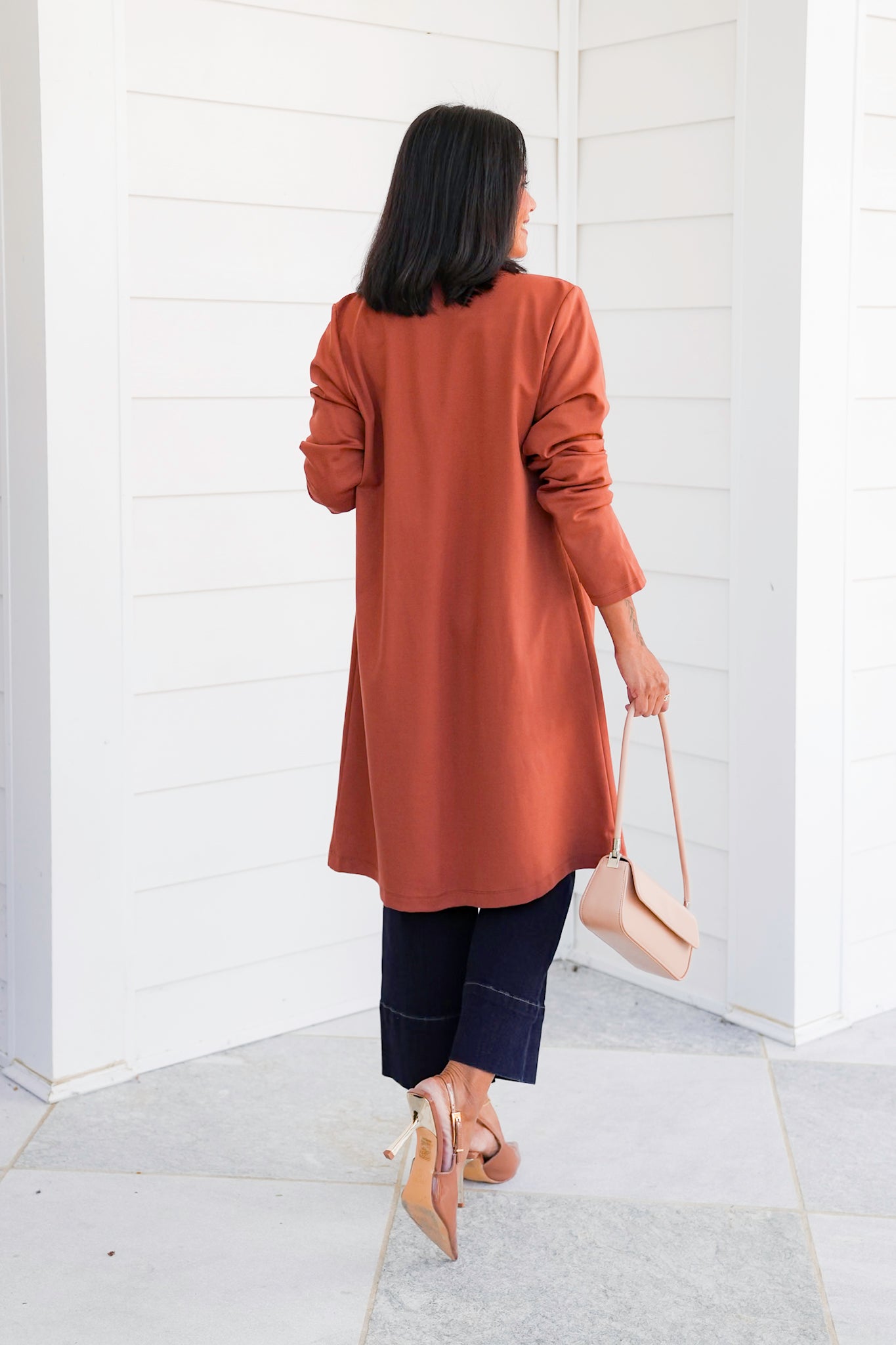 Door Buster! Plus/Reg Magic Chic Long Sleeve Midi Jacket