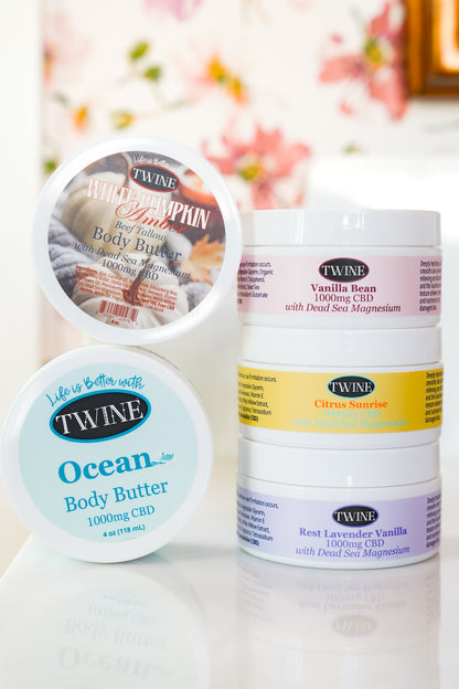 Twine 1000mg CBD Topical Body Butter *Final Sale*