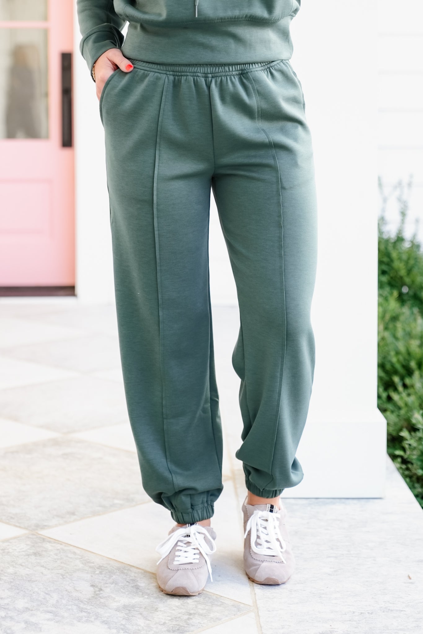 Door Buster! Plus/Reg Zenana Scuba Joggers with Pockets – Freckled