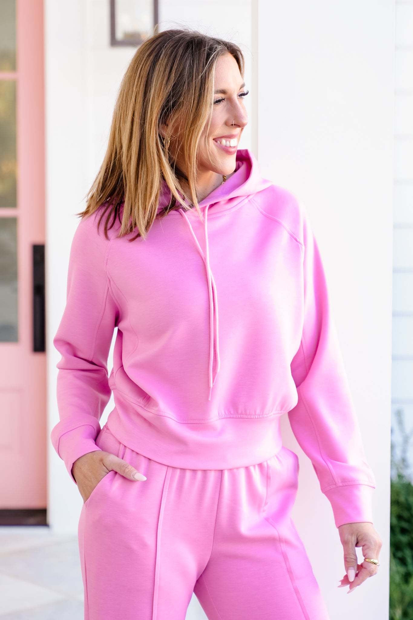 Poppy Day Door Buster! Zenana Scuba Hoodie