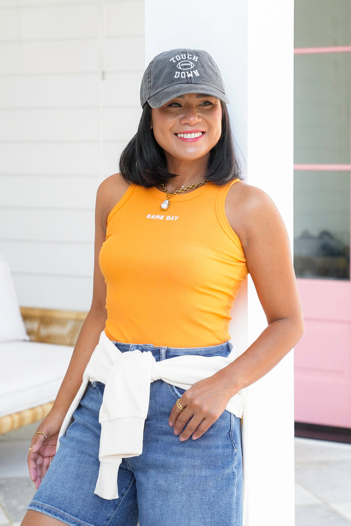 "Game Day" Embroidery Tank Top