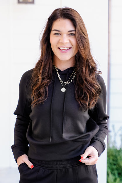 Poppy Day Door Buster! Zenana Scuba Hoodie