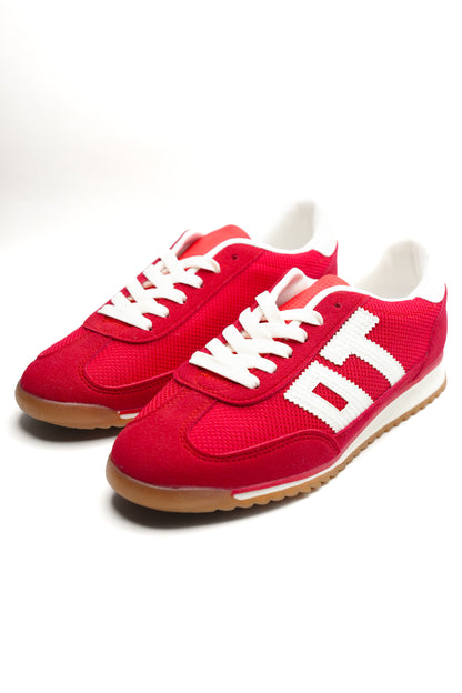 Restock! Retro Mesh Vegan Suede Lace Up Sneaker