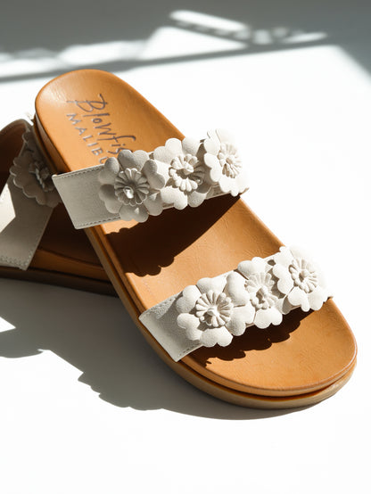 Blowfish Vegan Suede Floral Sandal