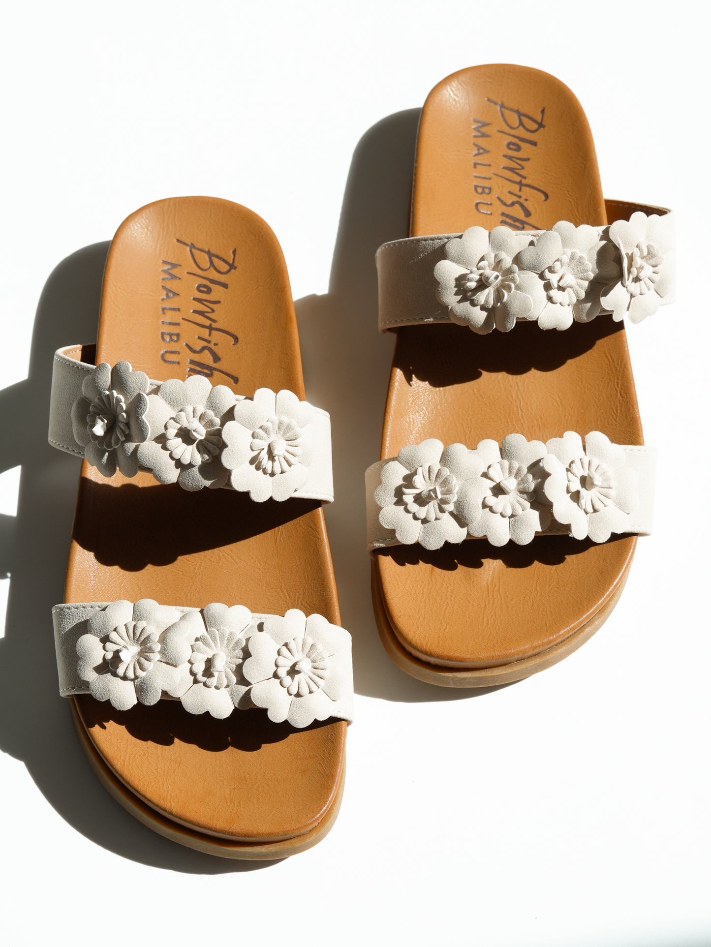 Blowfish Vegan Suede Floral Sandal