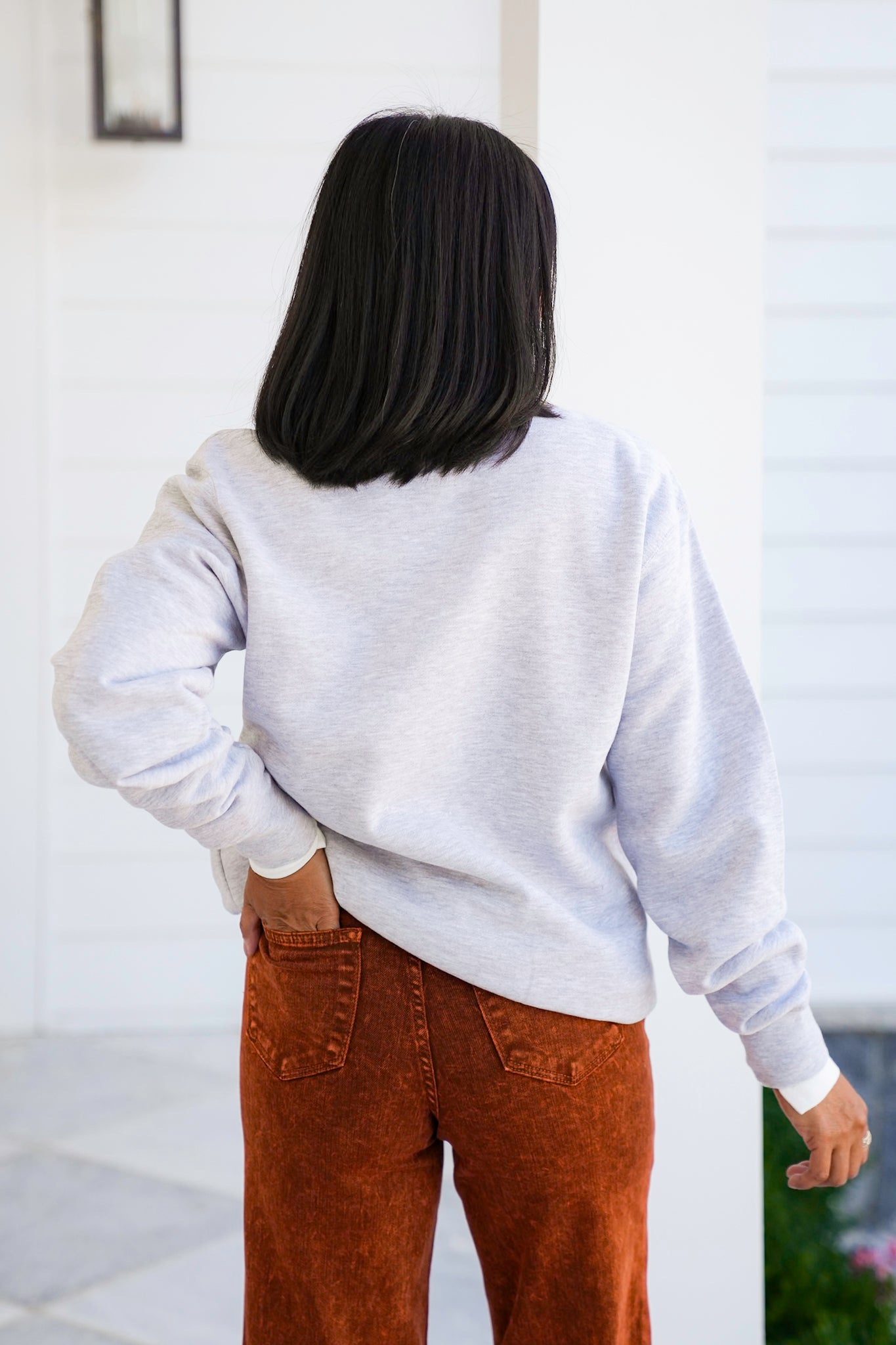 Plus/Reg Long Sleeve "Dead Set On Reading" Graphic Sweatshirt