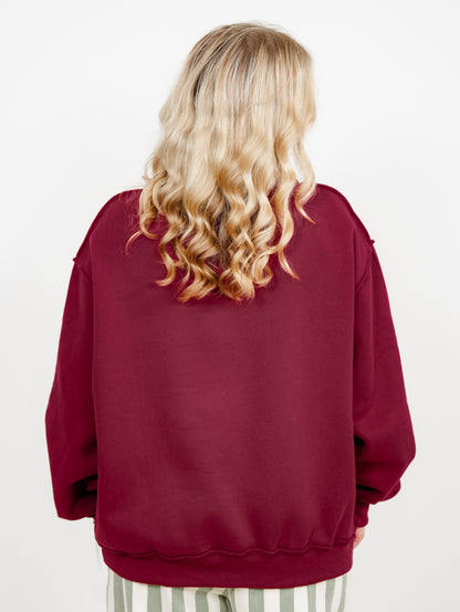 Reversible Long Sleeve "Kindness is Free" Mock Neck Sweatshirt