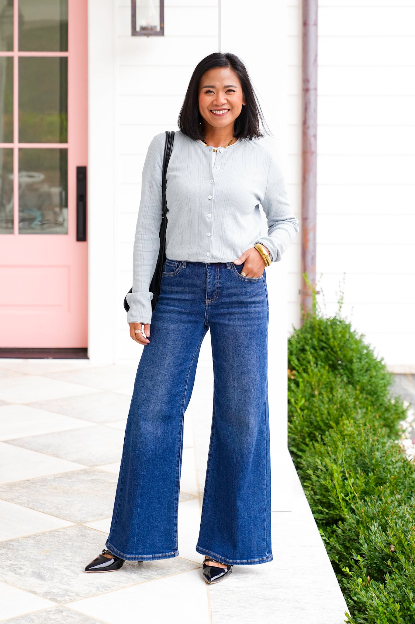 Cotton Long Sleeve Button Down Cardigan