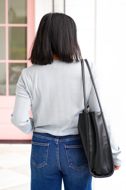 Cotton Long Sleeve Button Down Cardigan